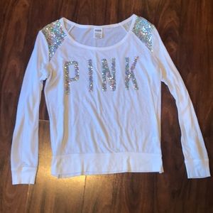 Pink Victoria Secret long sleeve top